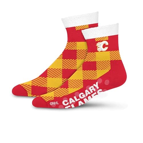 Calgary Flames Plush Cabin Socks