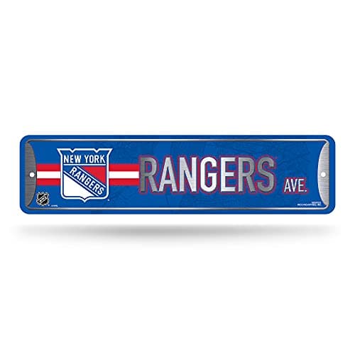 New York Rangers Metal Street Sign