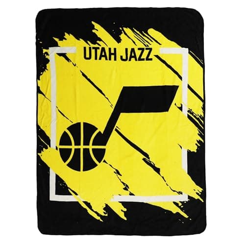 Utah Jazz Micro Raschel Throw Blanket