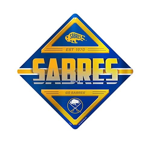 Buffalo Sabres Metal Crossing Sign