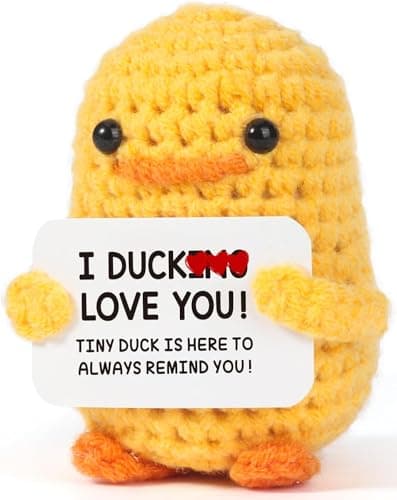 Crochet Emotional Support Duck Gift