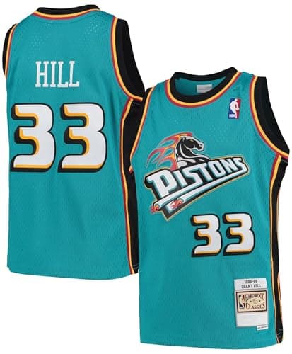 Grant Hill Detroit Pistons Teal Youth Jersey