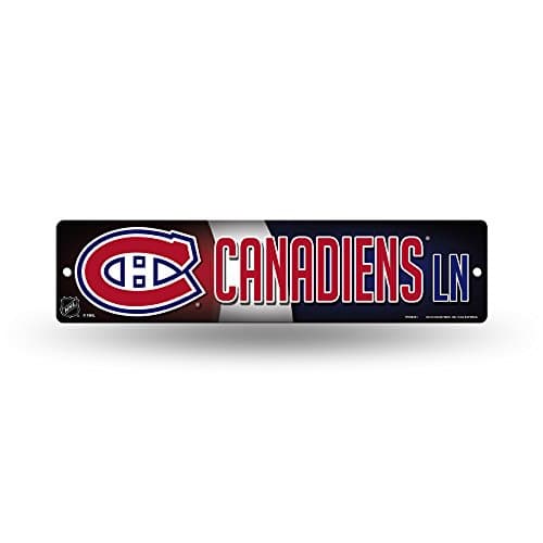 Montreal Canadiens Plastic Street Sign