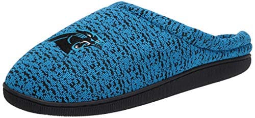 Carolina Panthers Men's Knit Slippers