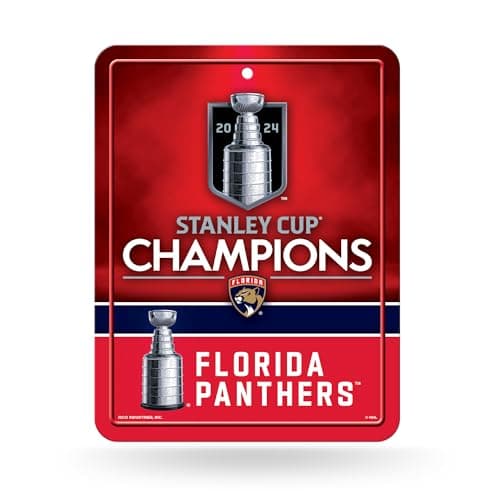 Florida Panthers 2024 Stanley Cup Champions Parking Sign