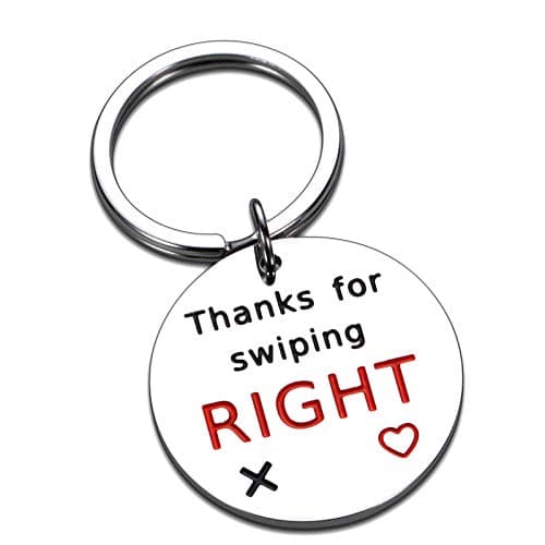 Swiping Right Keychain Gift