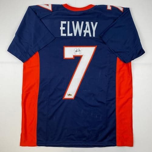 John Elway Autographed Replica Jersey