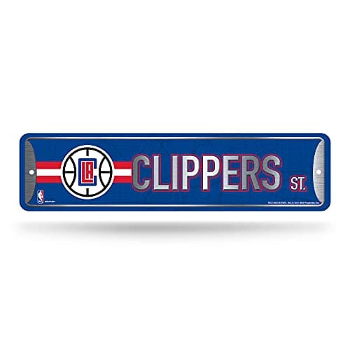 Los Angeles Clippers Metal Street Sign