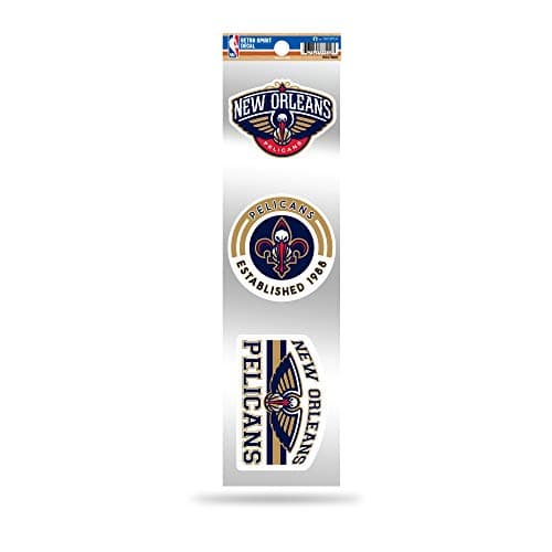 New Orleans Pelicans Retro Decal Set