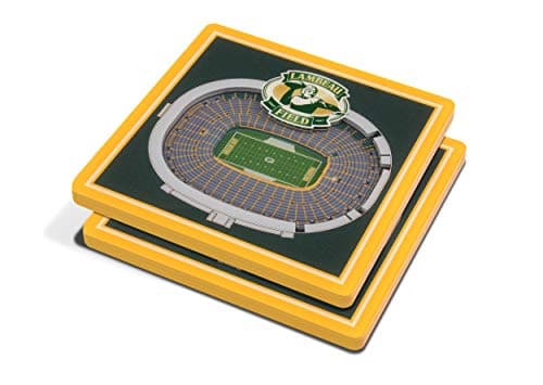 Green Bay Packers Lambeau Field 3D Coasters