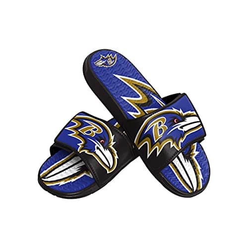 Baltimore Ravens Colorblock Gel Slides