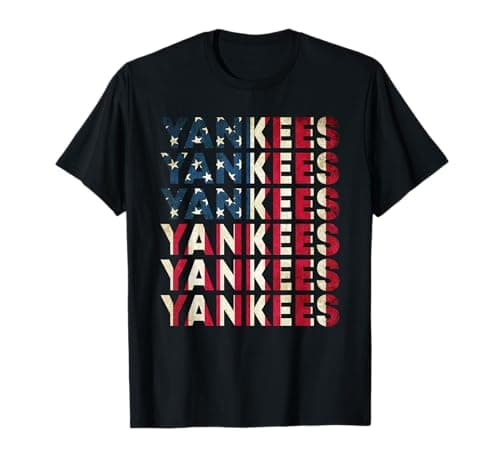 Retro Yankees Name T-Shirt