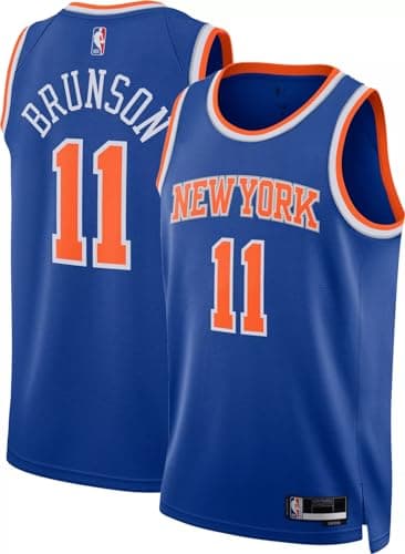 Jalen Brunson Knicks Youth Blue Jersey