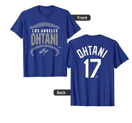 Shohei Ohtani Name and Number T-Shirt