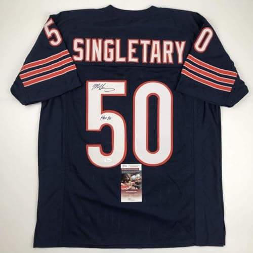 Signed Mike Singletary Football Jersey