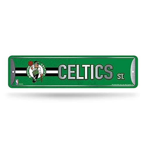 Boston Celtics Metal Street Sign
