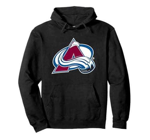 Colorado Avalanche Black Pullover Hoodie