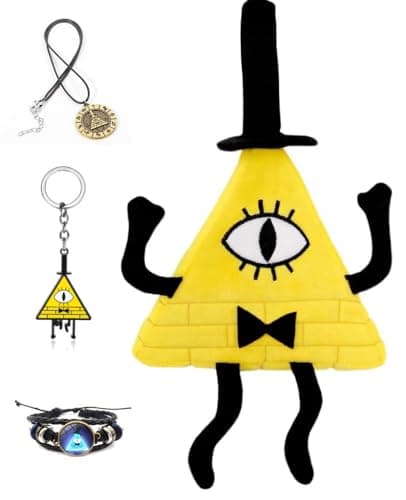 Bill Cipher Plush Toy Set