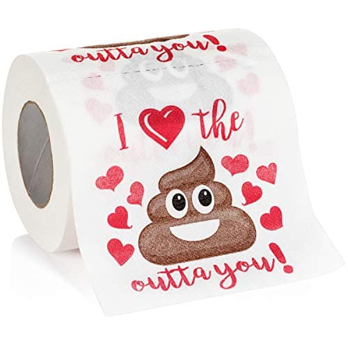 Romantic Novelty Toilet Paper Gag Gift