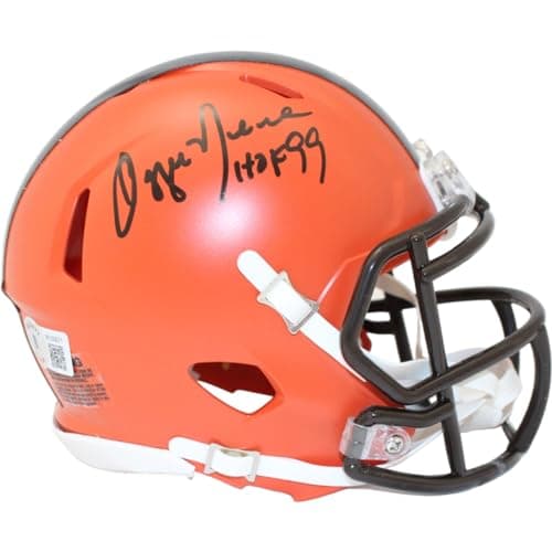 Ozzie Newsome Signed Mini Helmet