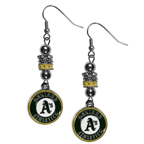 Oakland Athletics Euro Bead Earrings