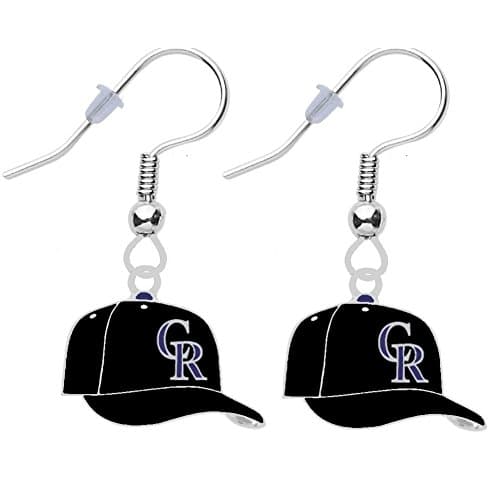 Colorado Rockies Cap Earrings