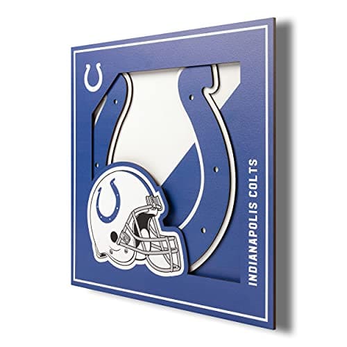 Indianapolis Colts 3D Logo Wall Art