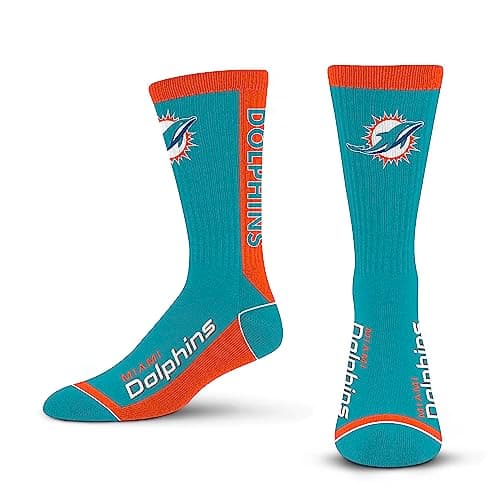 Miami Dolphins MVP Crew Socks