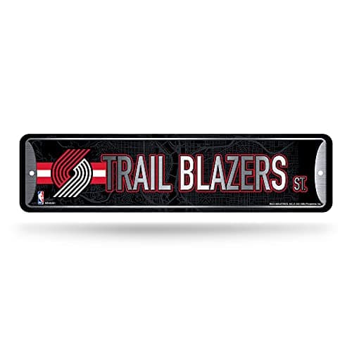 Portland Trail Blazers Metal Street Sign