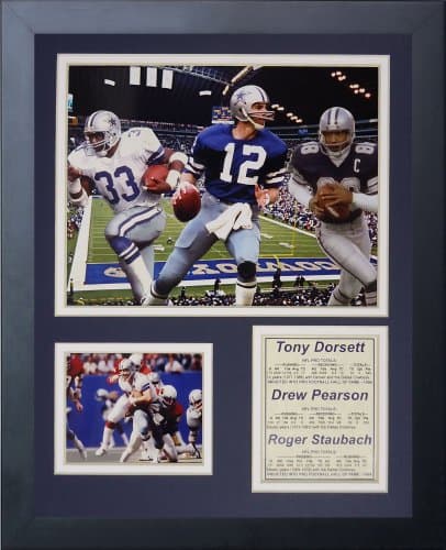 Dallas Cowboys 70's Big 3 Framed Collage