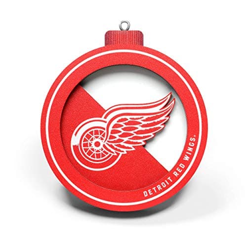 Detroit Red Wings 3D Logo Ornament