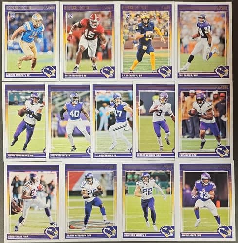 Minnesota Vikings 2024 Score Card Set