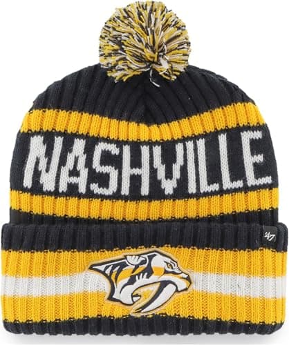 Nashville Predators Knit Pom Beanie