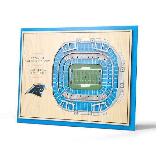 Carolina Panthers StadiumViews 3D Wall Art