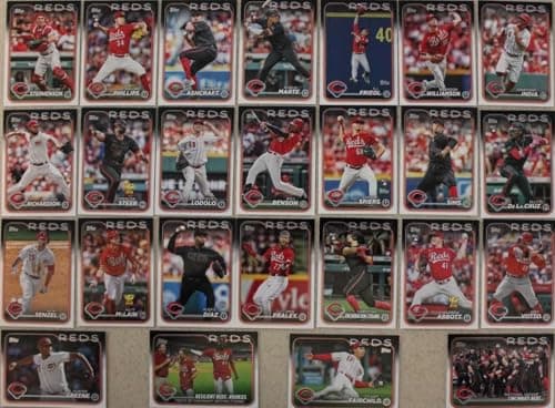 Cincinnati Reds 2024 Topps Card Set