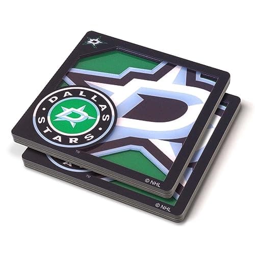 Dallas Stars 3D Logo Coasters