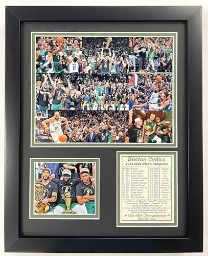 Boston Celtics 2023-2024 Champions Mosaic Photo Collage
