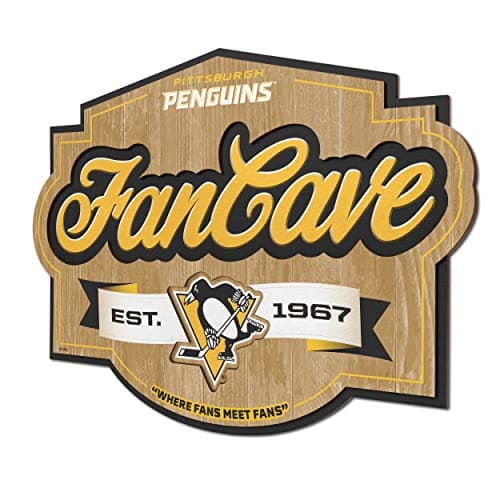 Pittsburgh Penguins Fan Cave Sign