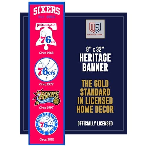 Philadelphia 76ers Heritage Banner