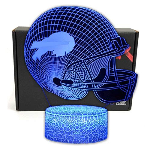 Buffalo Bills 3D Night Light Table Lamp