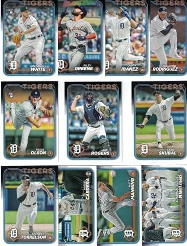 Detroit Tigers 2024 Topps Card Set