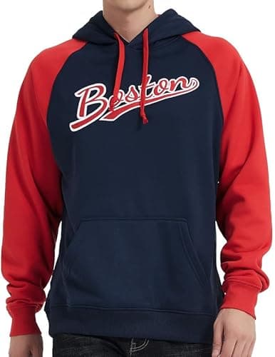 Boston Baseball Embroidered Hoodie