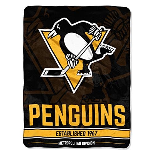 Pittsburgh Penguins Micro Raschel Throw Blanket