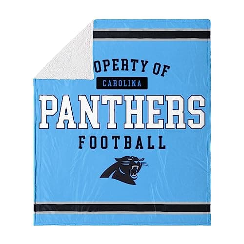 Carolina Panthers Sherpa Fleece Blanket