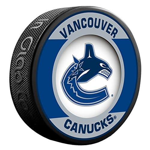 Vancouver Canucks Retro Hockey Puck