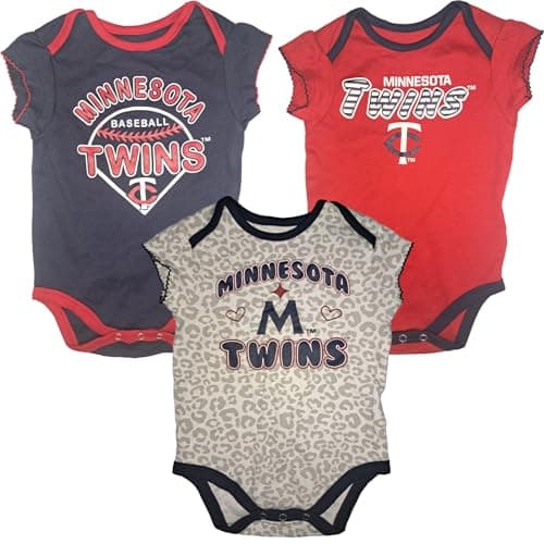 Minnesota Twins Toddler Girl's Creeper Set