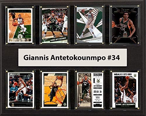 Giannis Antetokounmpo 8-Card Plaque