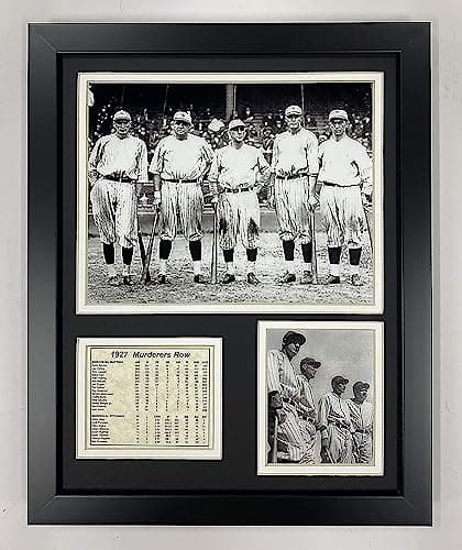 1927 Yankees Murderer's Row Framed Collage