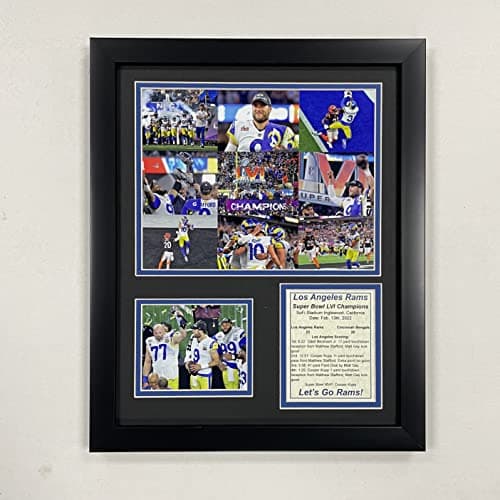 Los Angeles Rams 2021 Champions Framed Collage