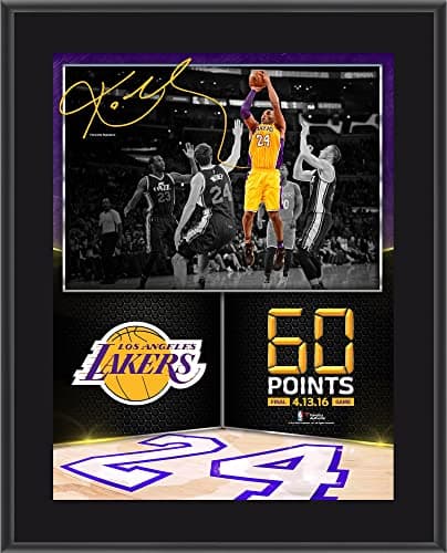 Kobe Bryant 60 Point Finale Plaque